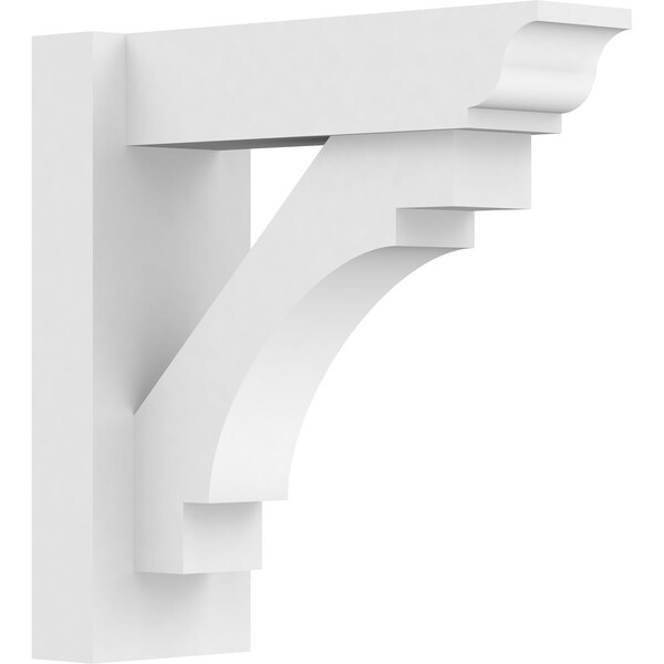 Ekena Millwork Merced Architectural Grade PVC Outlooker with Traditional Ends, 5"W X 14"D X 14"H OUTP05X14X14MRC01 - main